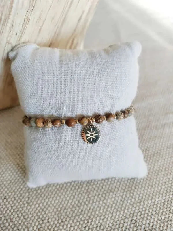 Bracelet harmonie Jaspe Paysage