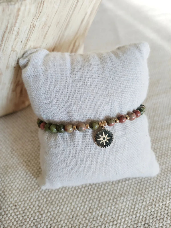 Bracelet harmonie Unakite