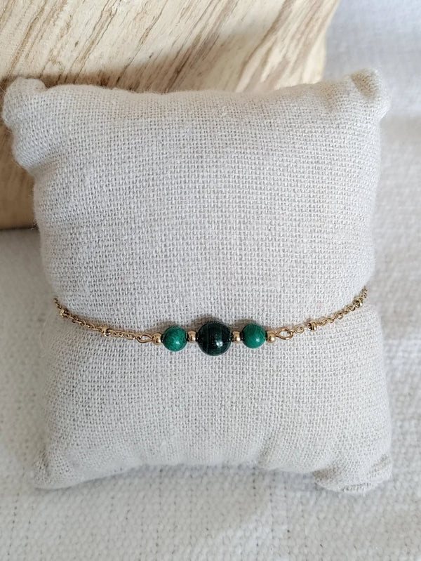 Bracelet Taureau - Malachite