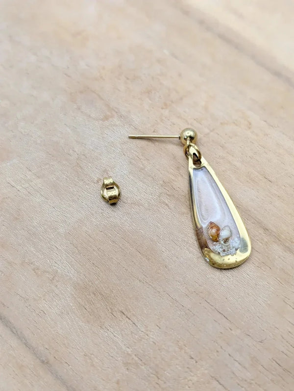 Boucles d'oreilles en coquillage
