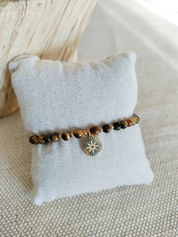Bracelet en œil de tigre
