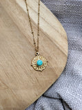 Médaillon amazonite voyage