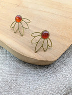 Boucles d'oreilles lotus