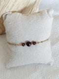 Bracelet Capricorne - Grenat