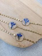 Bracelet doré lobelia