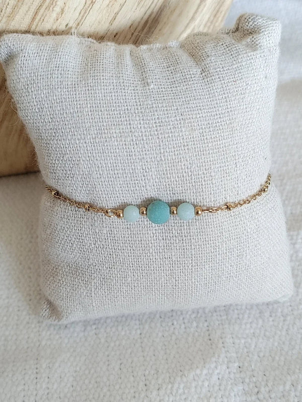 Bracelet Gémeaux - Amazonite