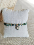 Bracelet harmonie Agate Mousse