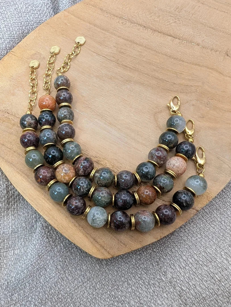 Bracelet Quintessence Quartz Lodolite