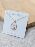 Collier goutte coquillage