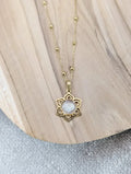 Collier mandala coquillage