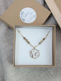 Collier pierres et petites oseilles
