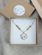 Collier pierres et petites oseilles