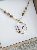 Collier pierres et petites oseilles