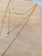 Collier triple rangs horizon