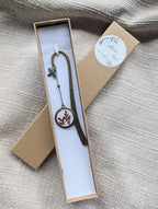 Marque page geranium sauvage