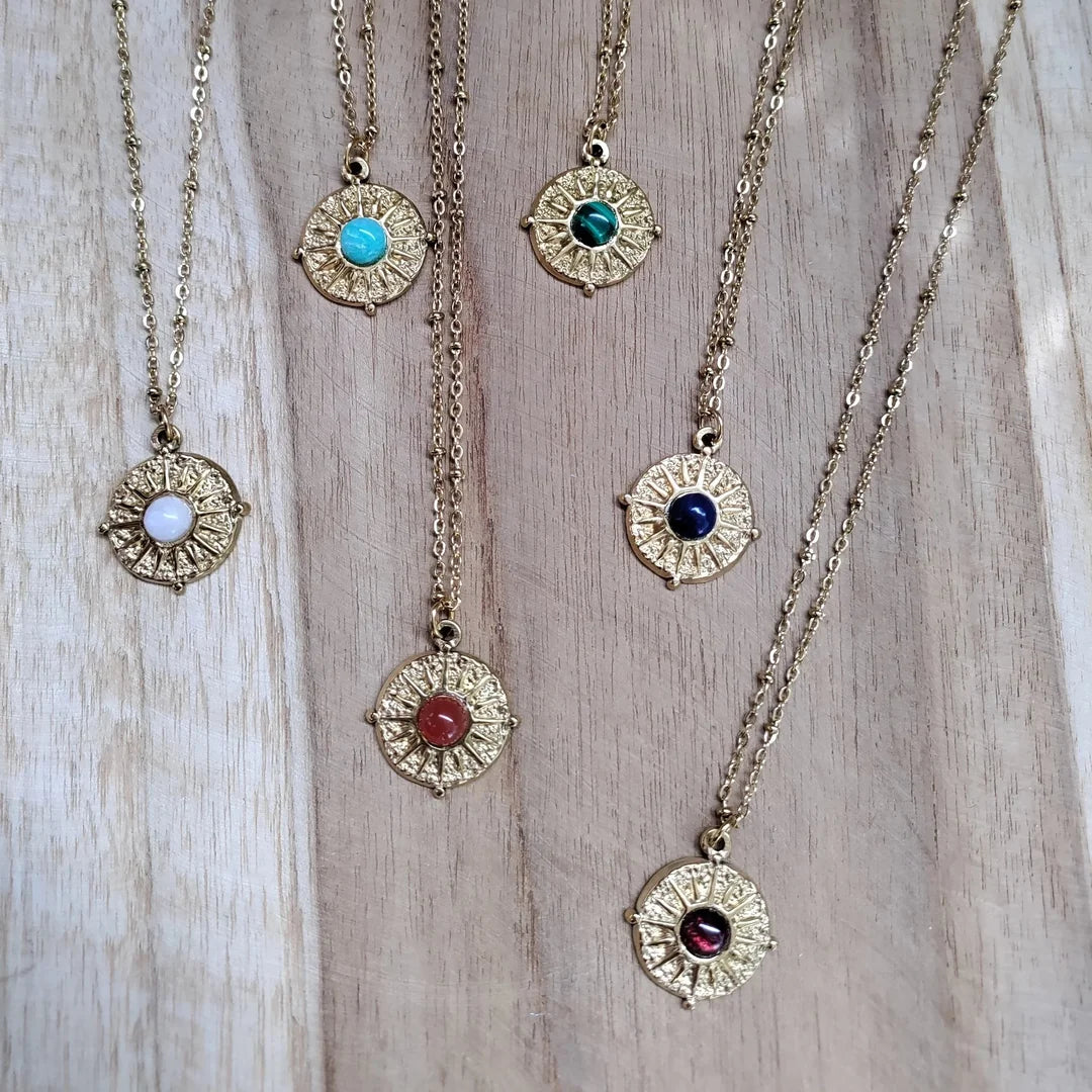 Médaillon sodalite voyage - Calluna Bijoux